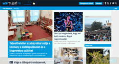 Desktop Screenshot of nyugat.hu